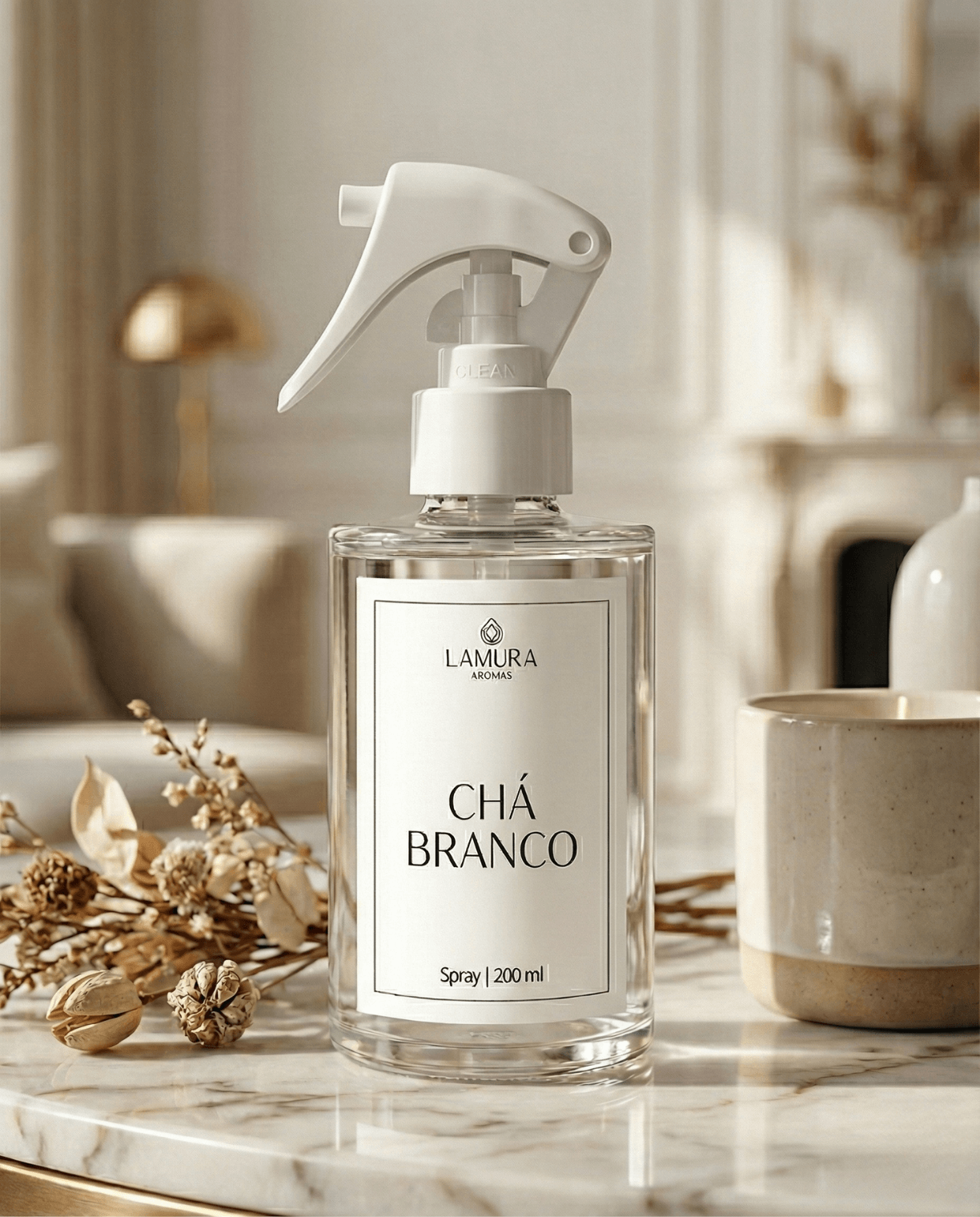 Home Spray Chá Branco - Lamura Aromas