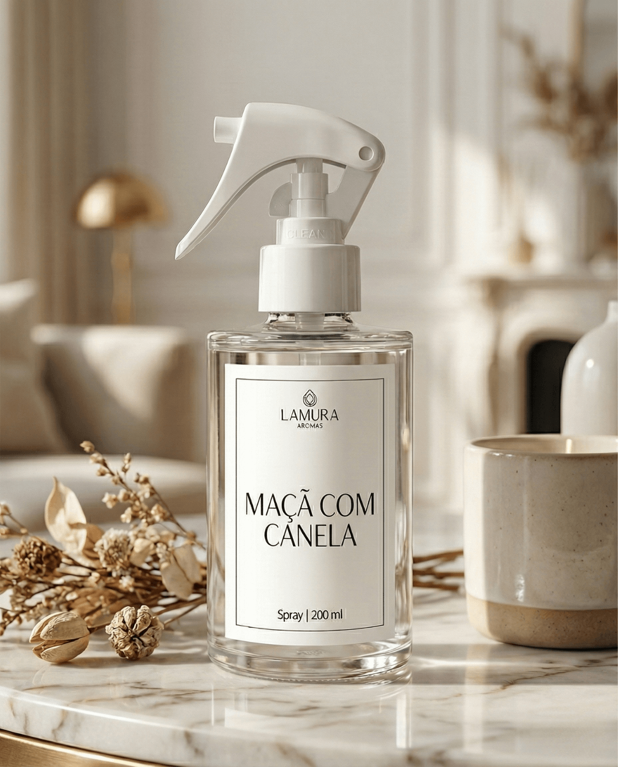 Home Spray Maçã com Canela - Lamura Aromas