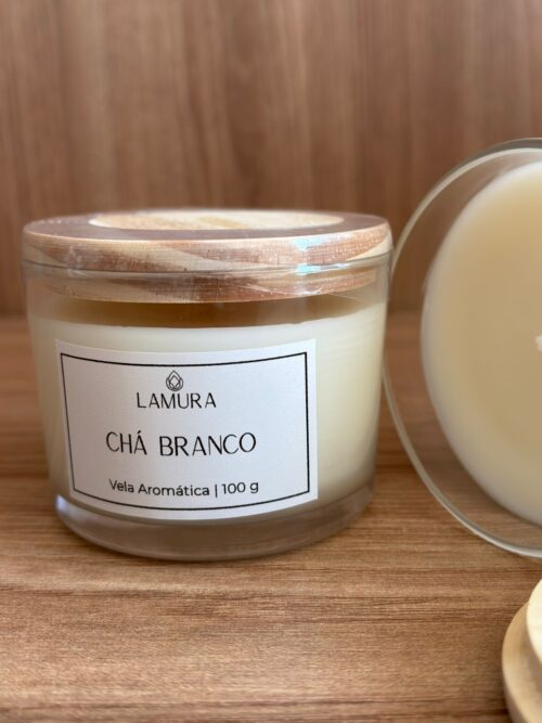 Vela Aromática de Chá Branco - Lamura Aromas