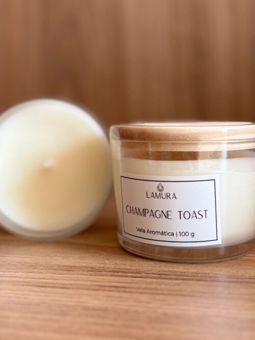 Vela Aromática de Champagne Toast - Lamura Aromas